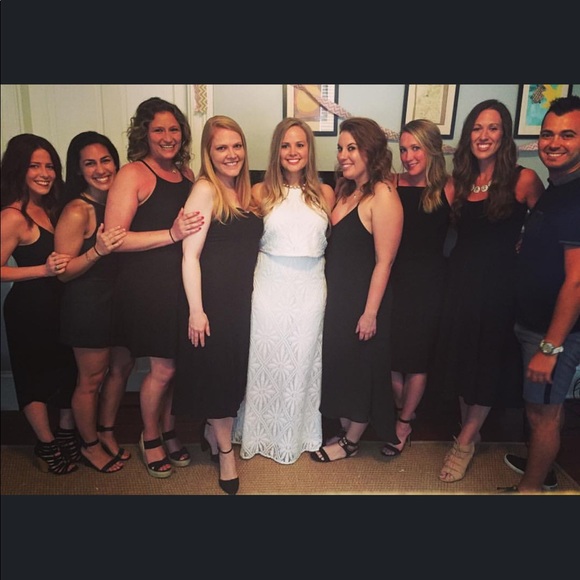 Lilly Pulitzer White Skirt and Crop Top - Picture 2 of 6